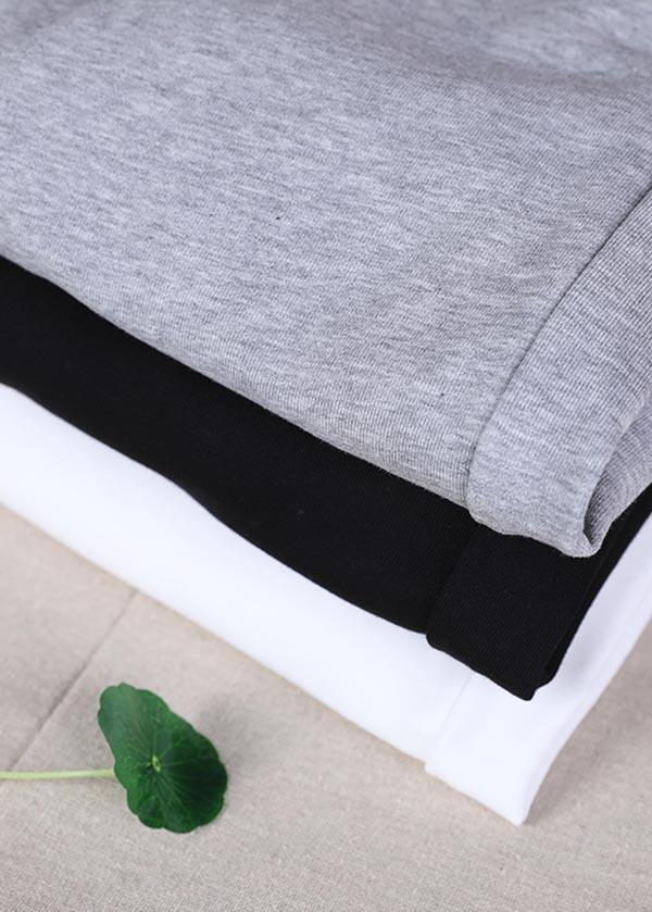 Stylish Grey Graphic Jogging Summer Cotton Pants