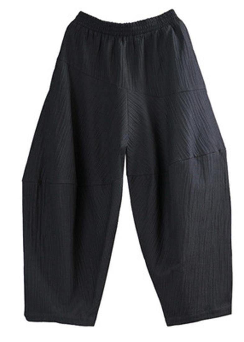 Red Cotton Linen Radish Trousers Pants Summer