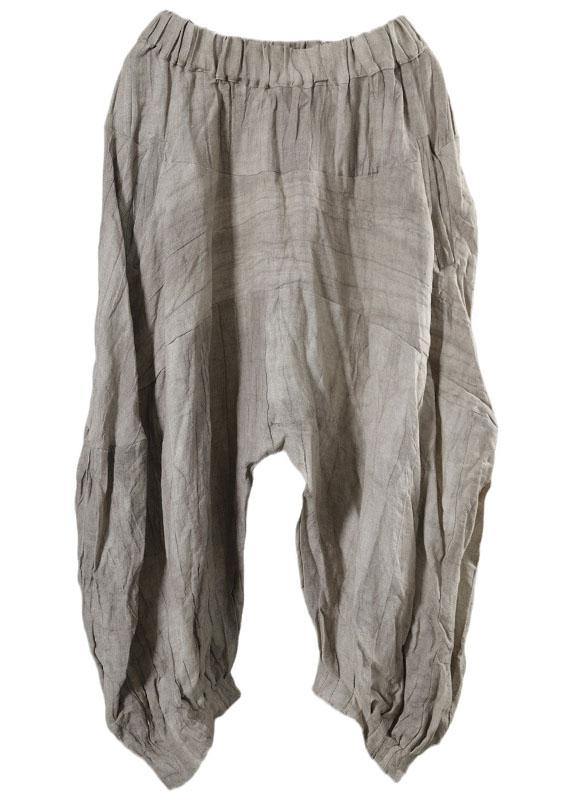 Apricot Pockets Patchwork Fall Pants