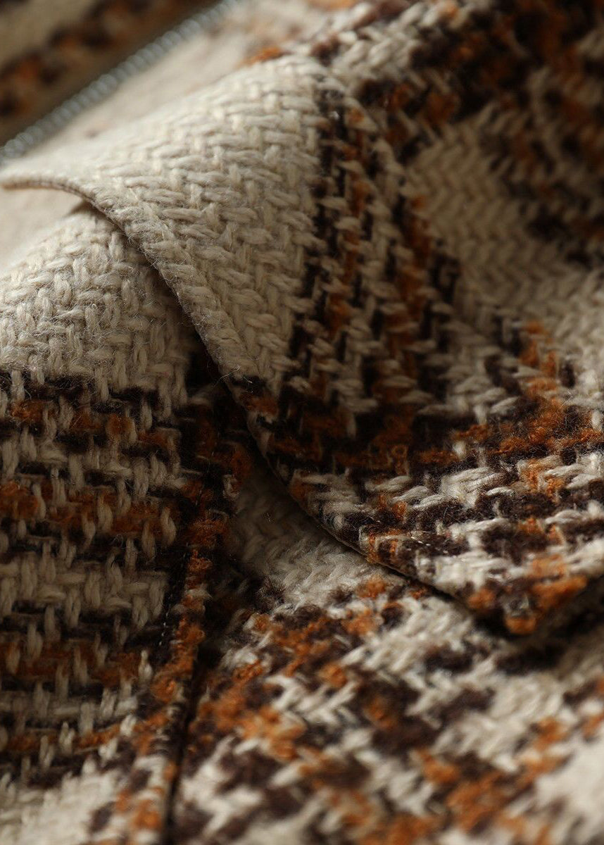 Coffee Thick Patchwork Teddy Faux Fur Coats Winter