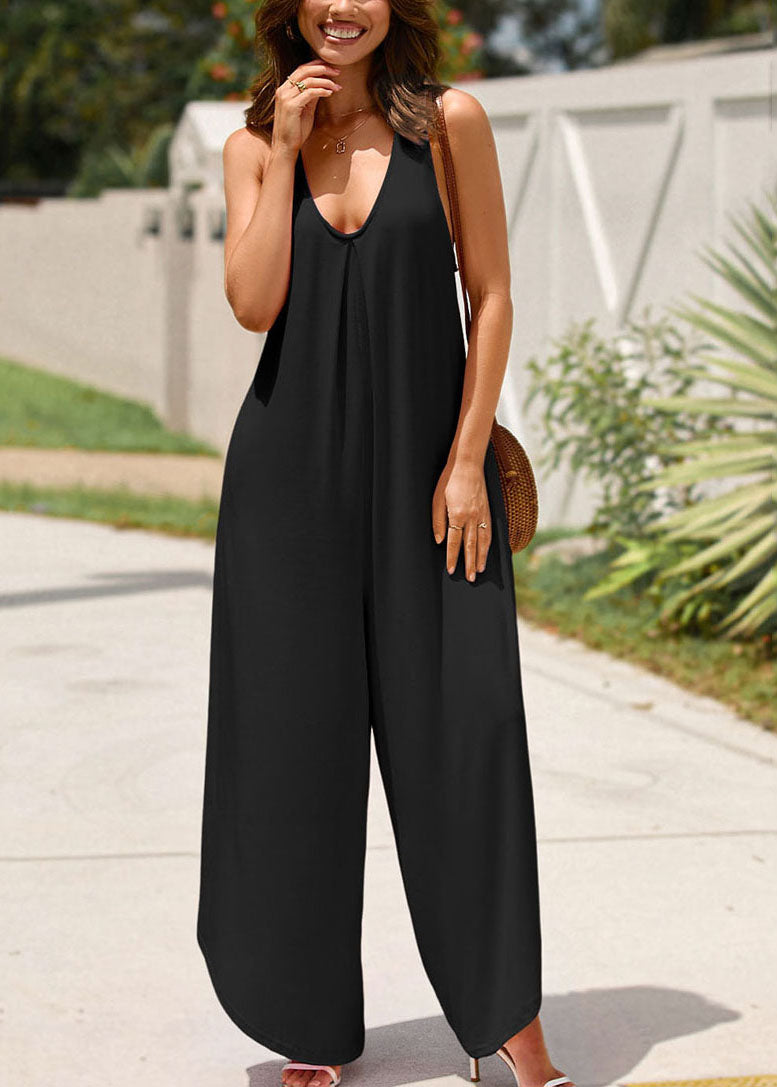 Black Patchwork Maxi Spaghetti Strap Dress Summer
