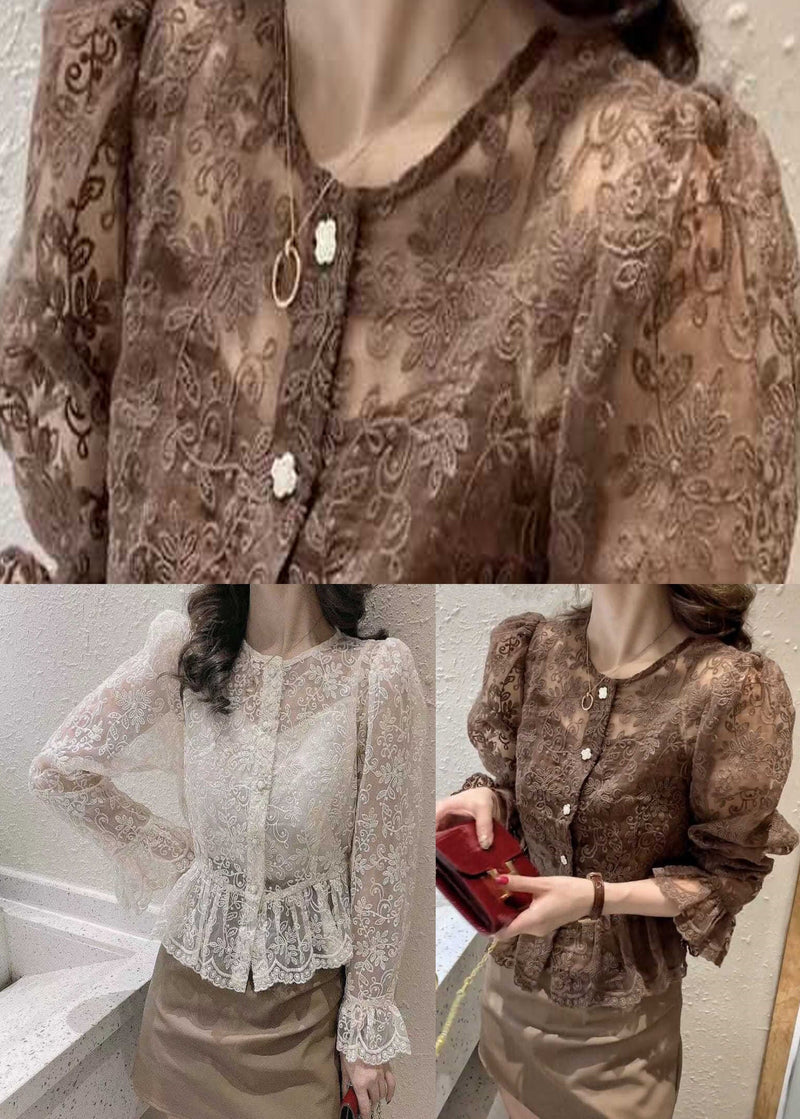 White O-neck Button Coat Spaghetti Strap Top Two Pieces Set Flare Sleeve