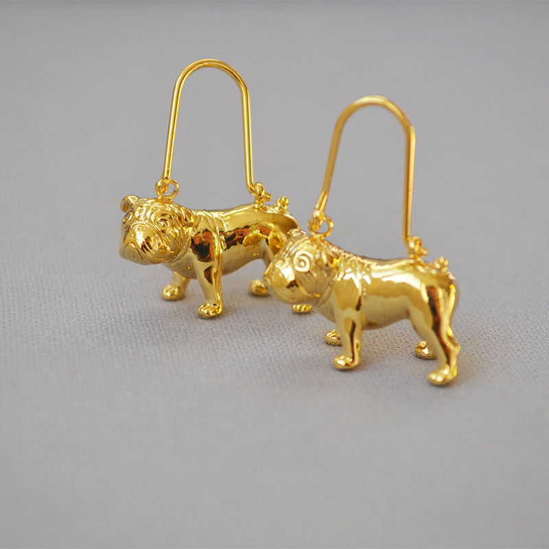 Vintage Handmade Gold Earring