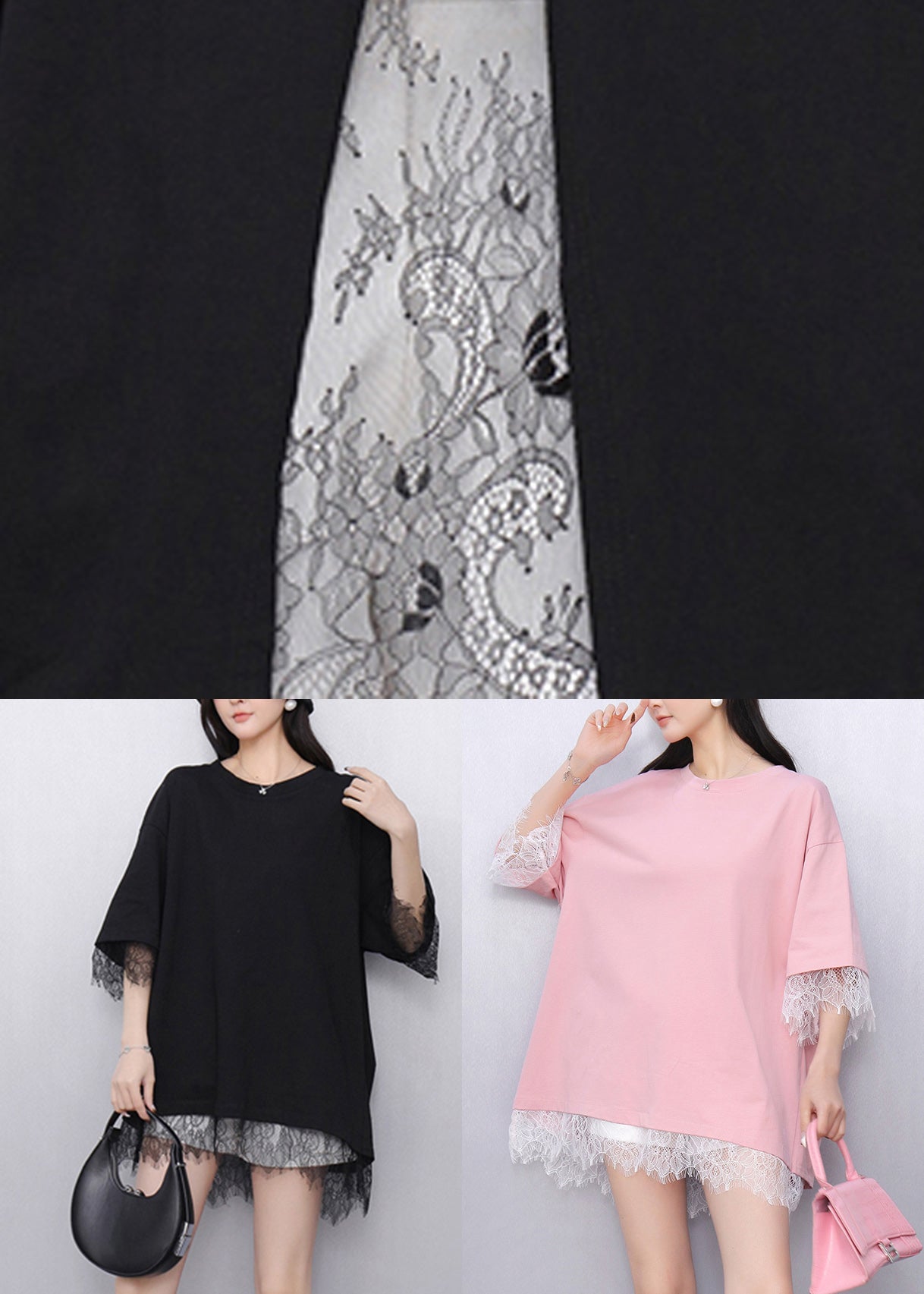 Black O-neck T Shirt Short Sleeve