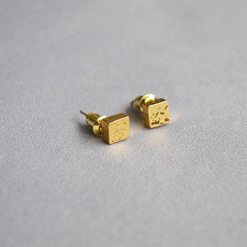 Delicate Artisan Gold Earring