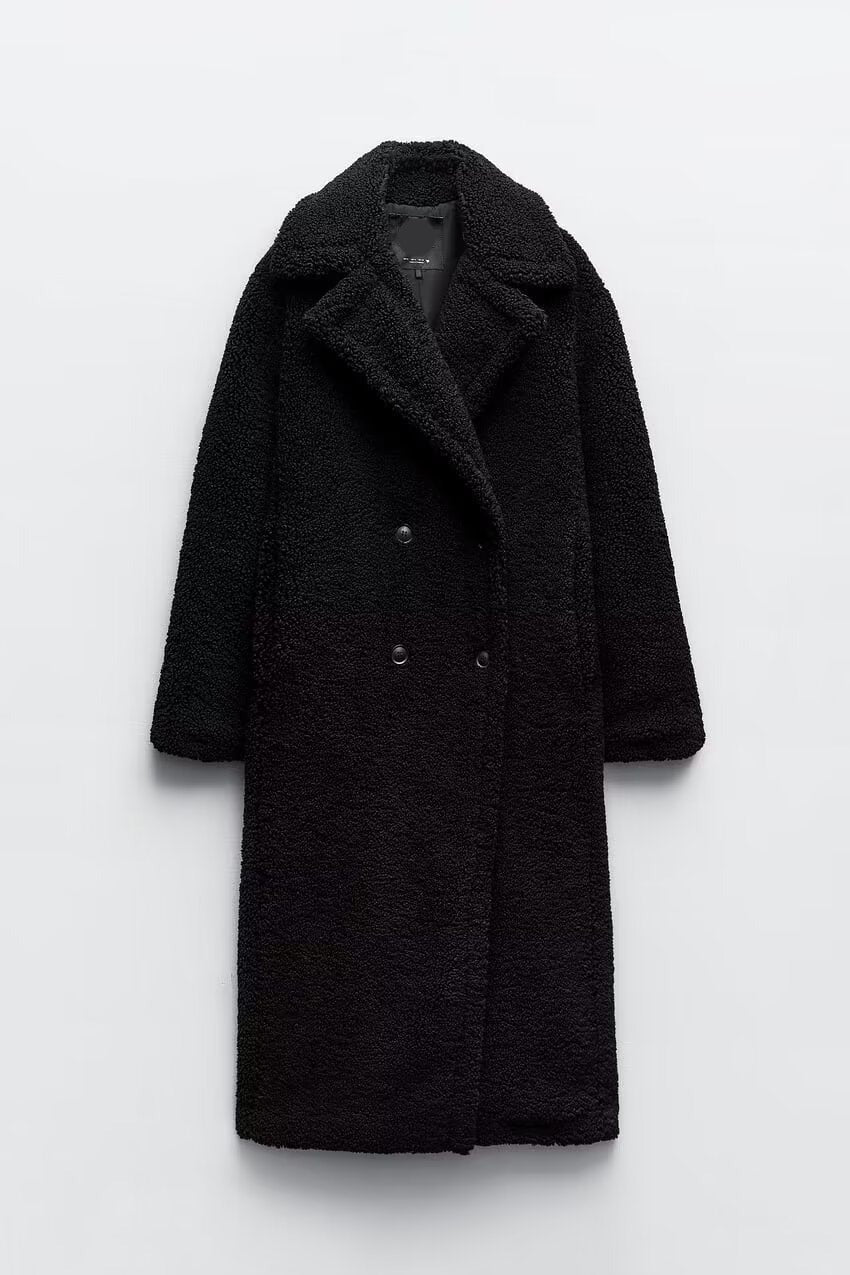 JO | Long teddy coat for women