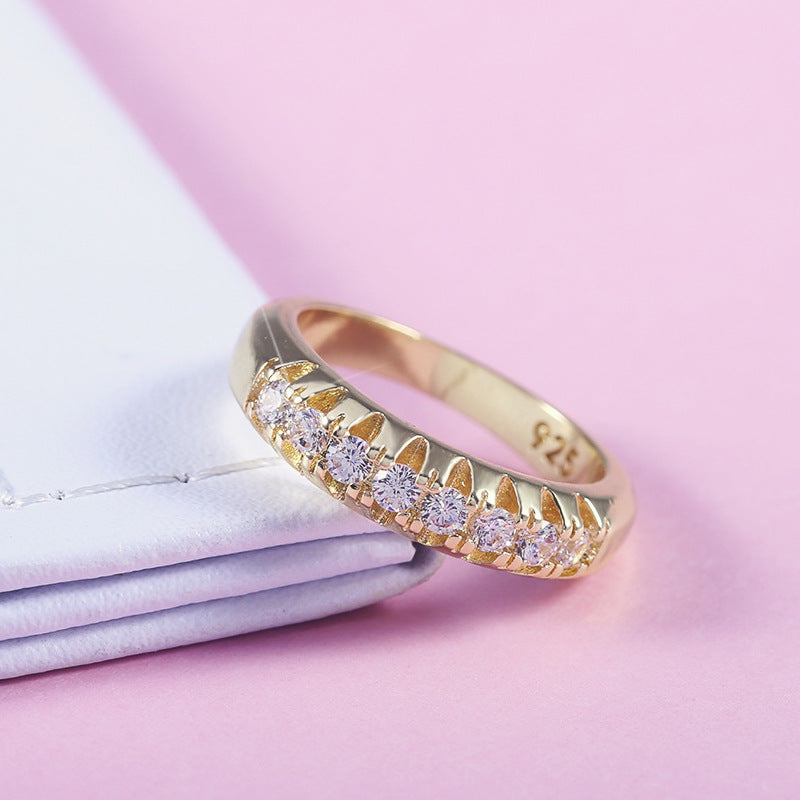Delicate Artisan Gold Ring