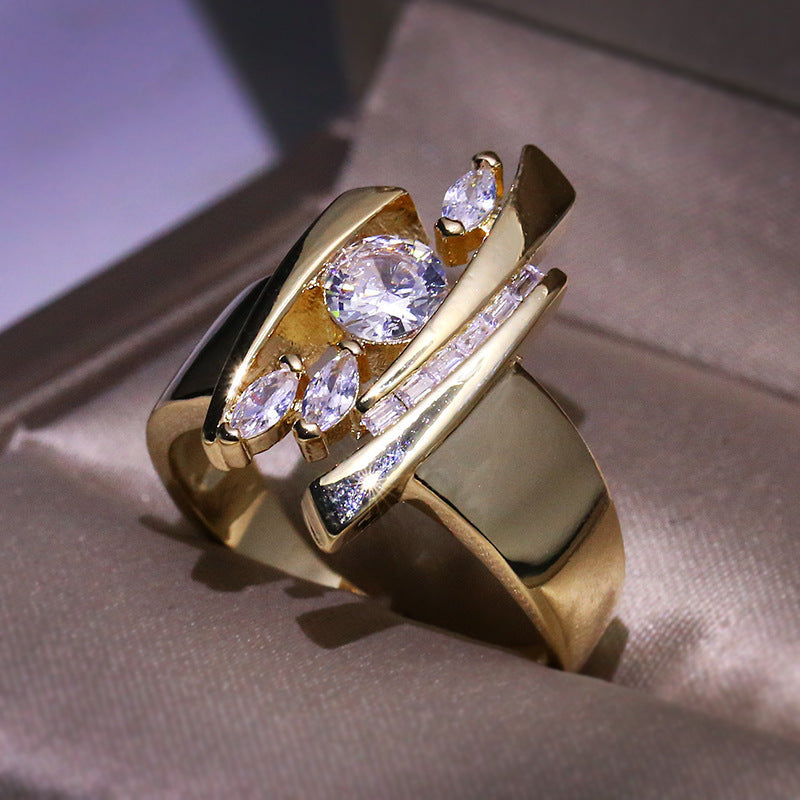 Beautiful Gold Ring with Unique Style