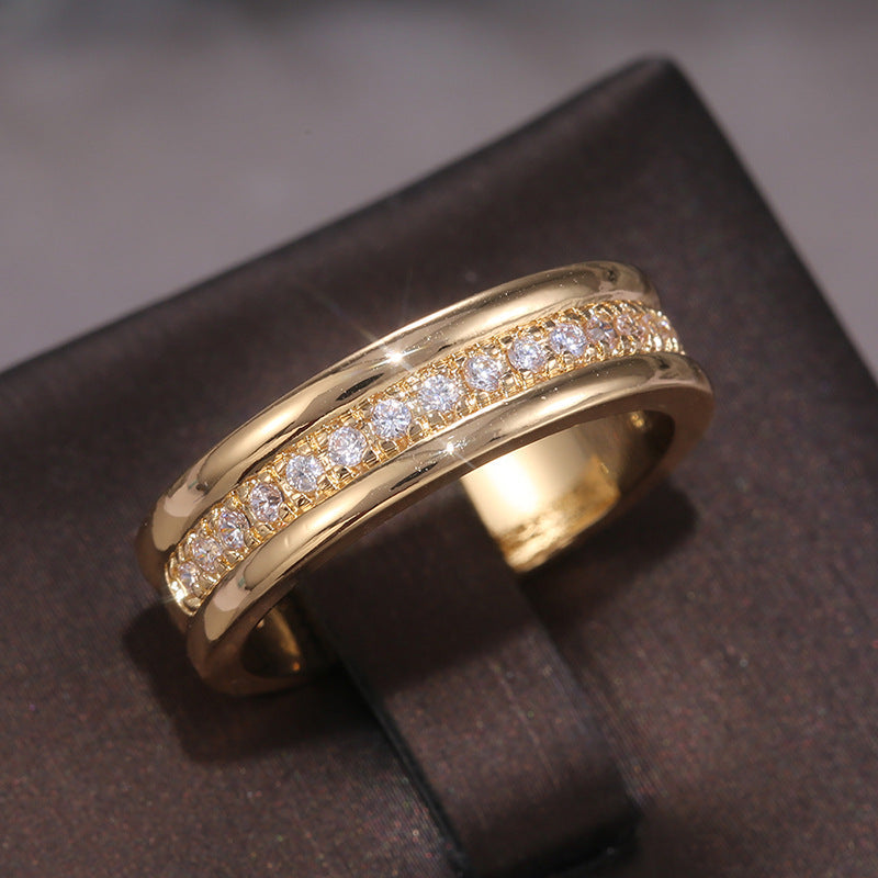 Delicate Artisan Gold Ring