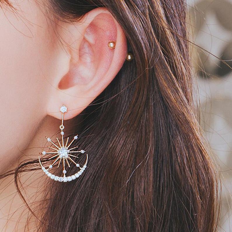 Delicate Artisan Silver Earring
