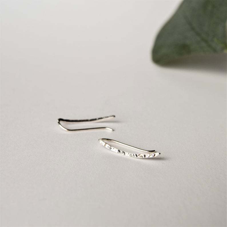 Delicate Artisan Silver Earring