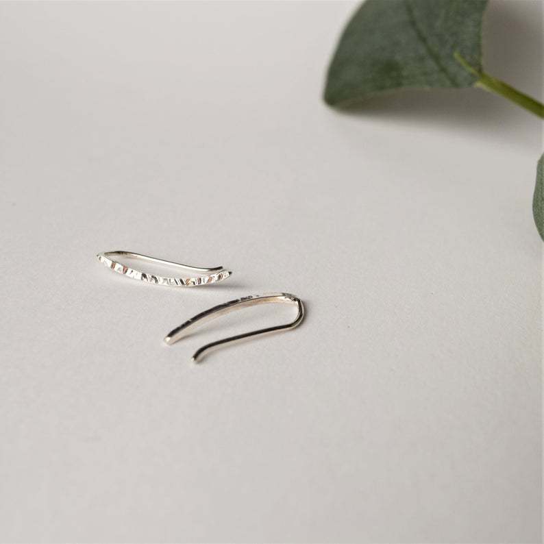 Delicate Artisan Silver Earring