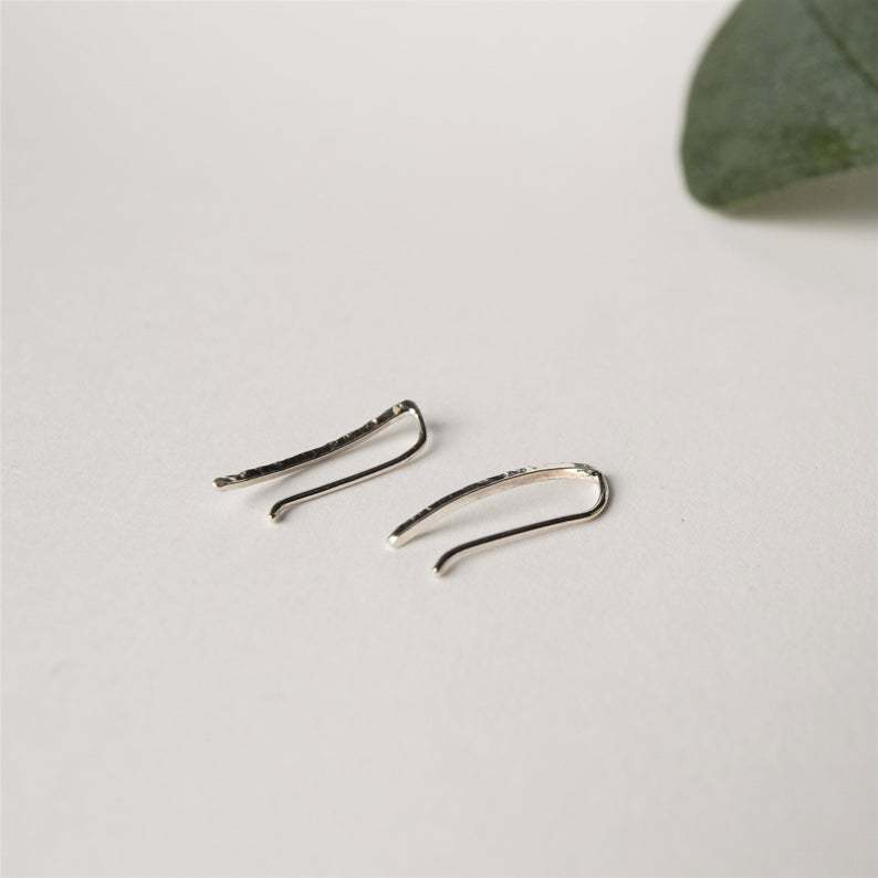 Delicate Artisan Silver Earring