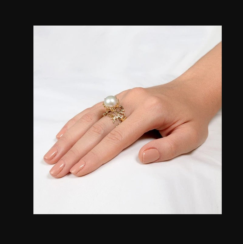 Stunning Pearl Ring for Daily Wear