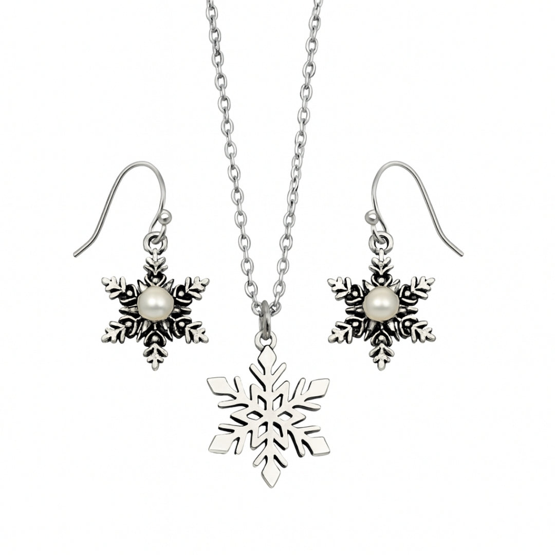Snowflake Pearl Set