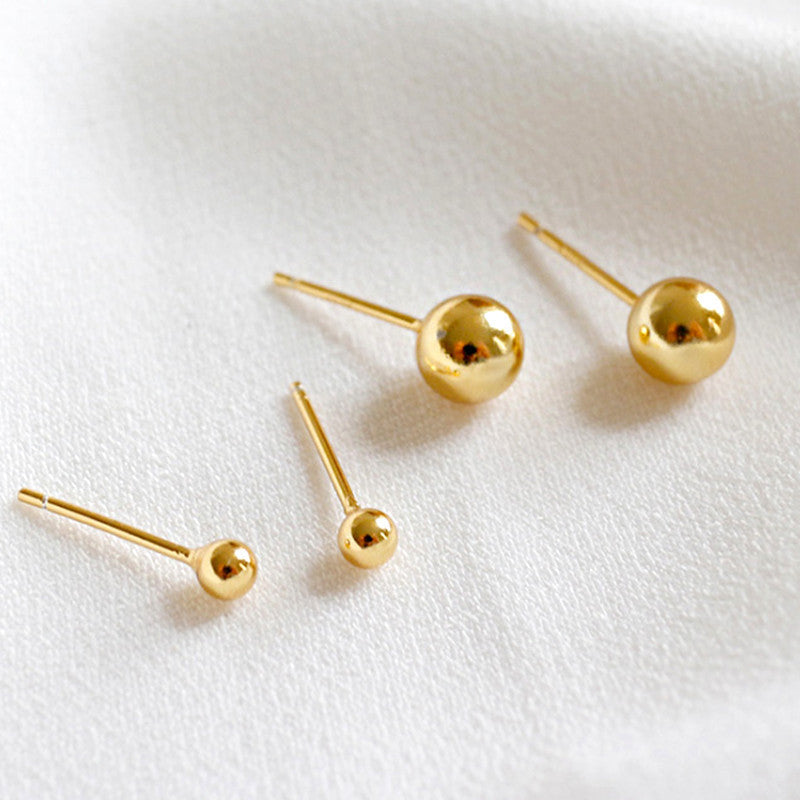 Vintage Handmade Gold Earring