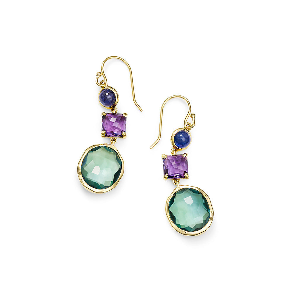 Delicate Artisan Gold Earring
