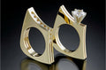 Delicate Artisan Gold Ring