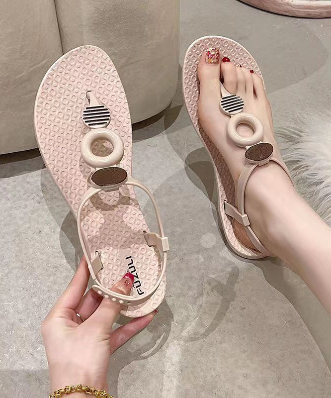 Versatile Soft Flats Walking Sandals Peep Toe