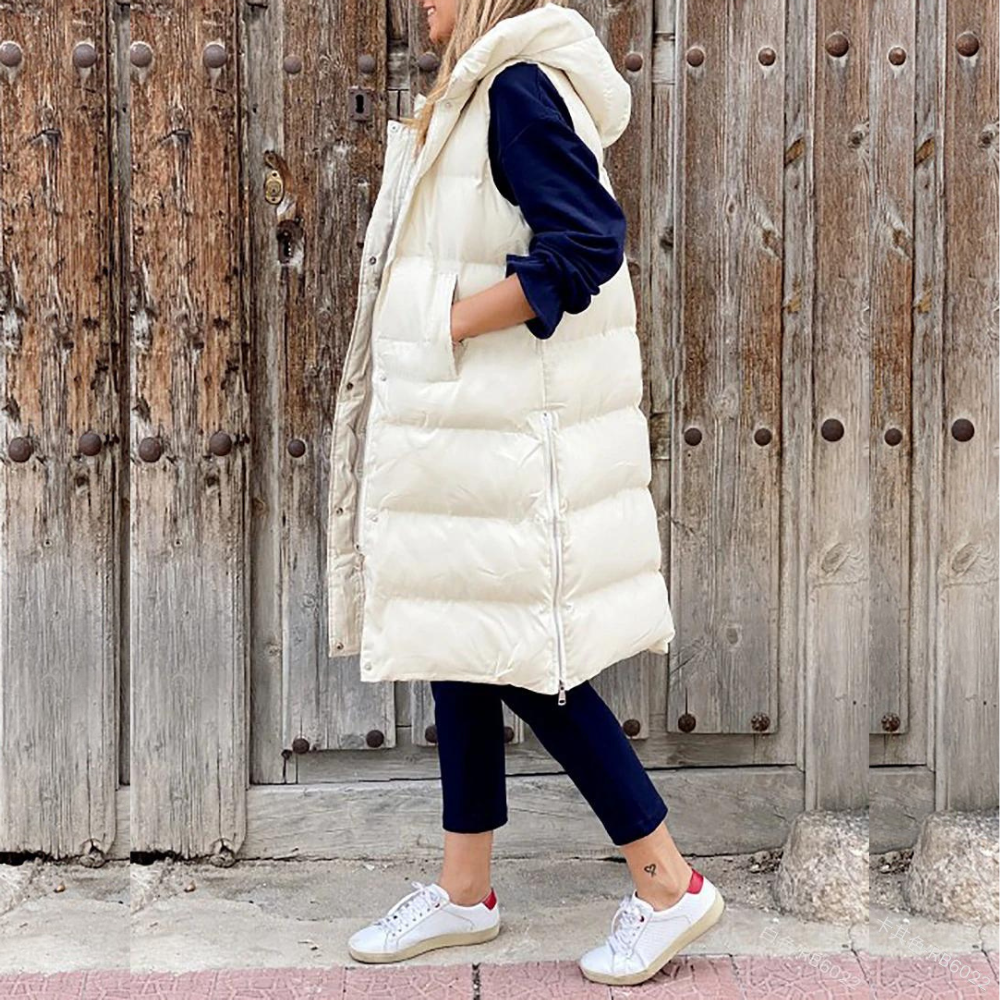 JO | Trendy long hooded jacket