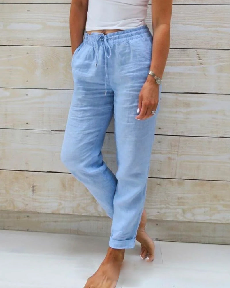 KS | Classic trousers with drawstring