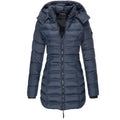 JO | Stylish down jacket with hood and zipper: Your choice for the winter