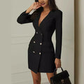 JO | Fashionable blazer dress with long sleeves