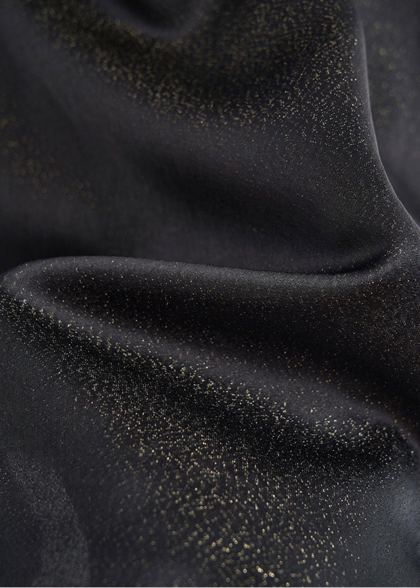 Black Embroidered Decorated Silk Vest Sleeveless