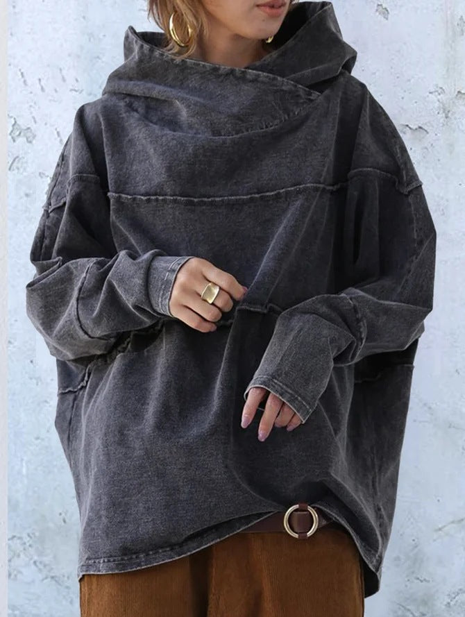 KS | Fashionable loose cotton hoodie