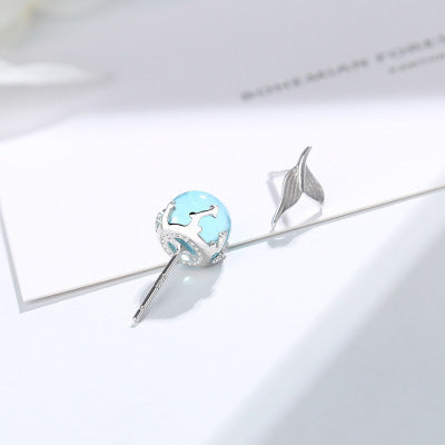 Vintage Handmade Silver Earring