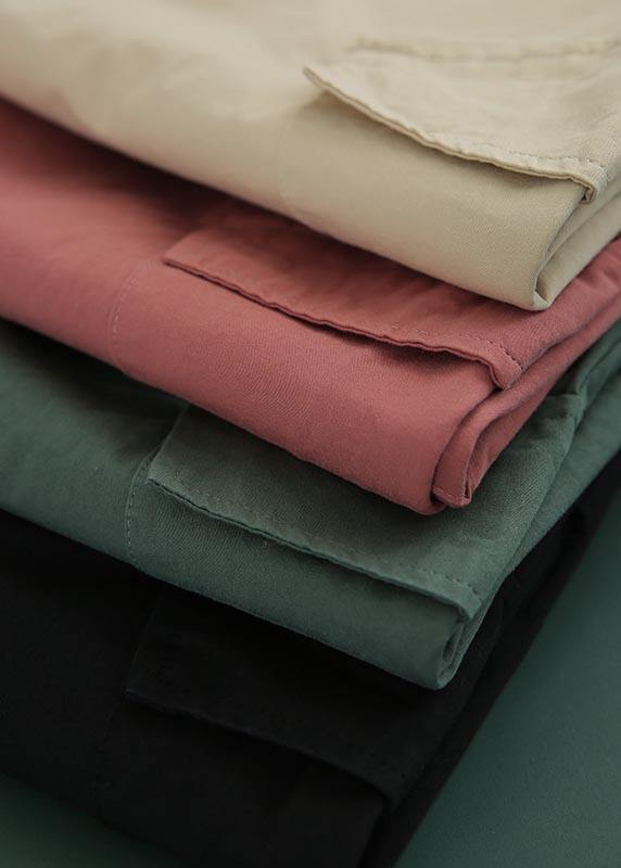 Diy Rubber Red Pockets Pockets Summer Pants Trousers