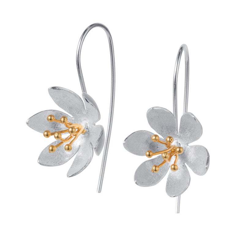Delicate Artisan Silver Earring