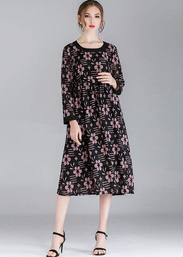 Diy Pink Lace Spring Sundress Long Sleeve