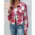 JO | Trendy plaid jacket for women