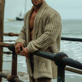 Men'S Vintage Jacquard Cozy Sweater Cardigan elevenforest