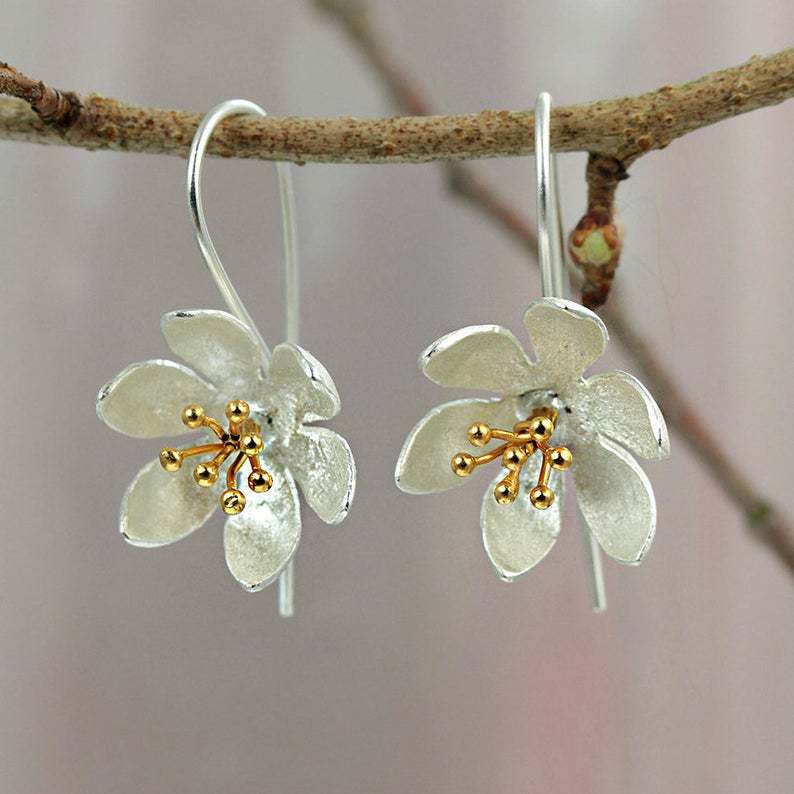 Delicate Artisan Silver Earring