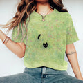 Plant & Cat Painting Art T-Shirt elevenforest