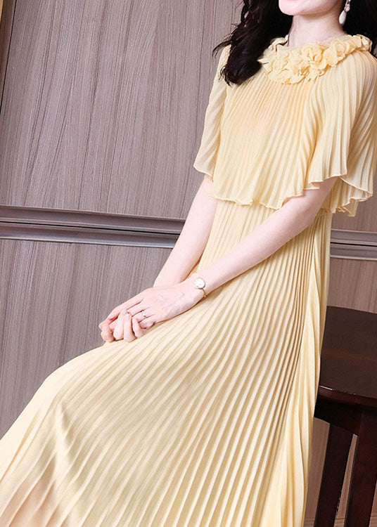 New Apricot False Two Pieces Set Dresses Summer