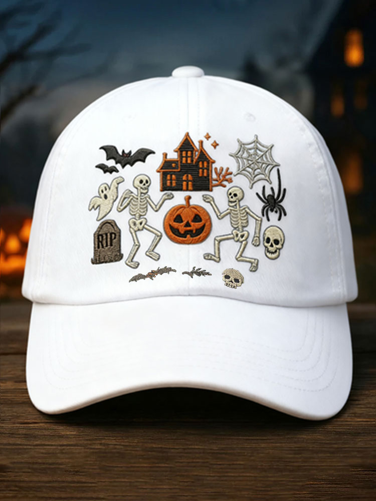 Halloween Printed Casual Unisex Hat artswardrobe