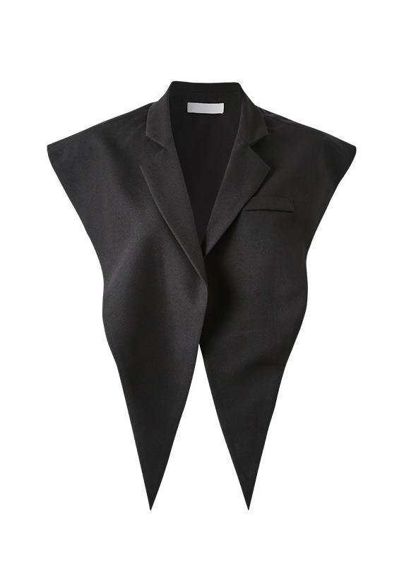 Khaki Clothes With Magic Weapon Suit Collar Vest