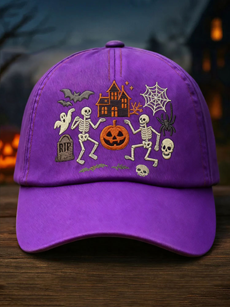 Halloween Printed Casual Unisex Hat artswardrobe