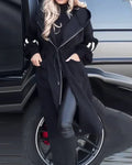 JO | long coat with loose pockets