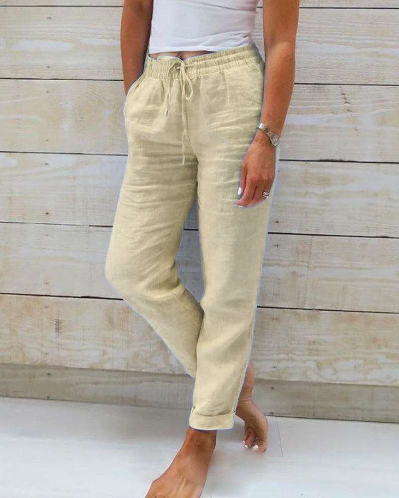 KS | Classic trousers with drawstring