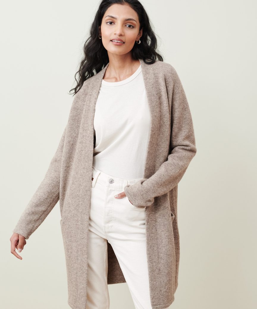 JO | Long jacket with patch pockets
