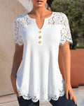 KS | Structured lace blouse