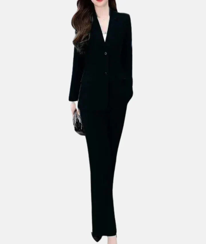JO | Elegant trouser suit with fitted blazer