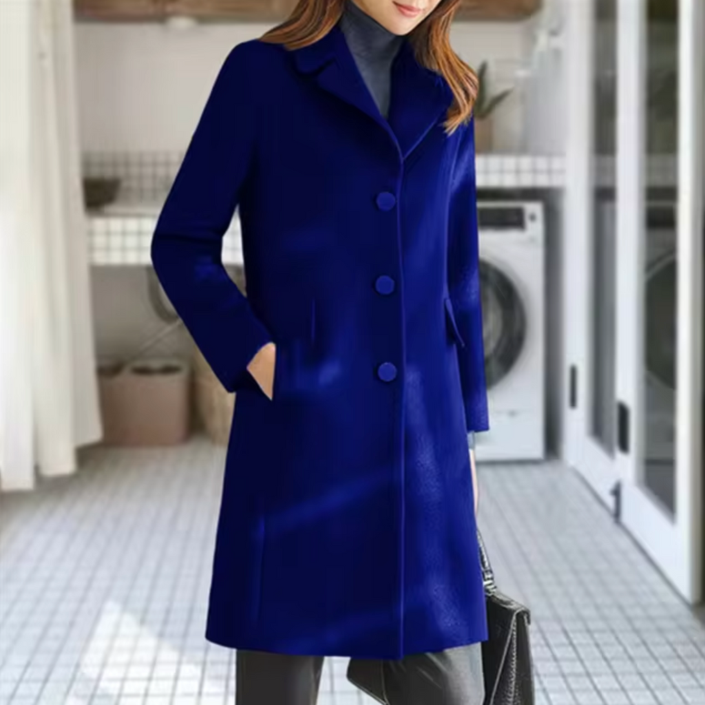 JO | Wool coat with front pocket