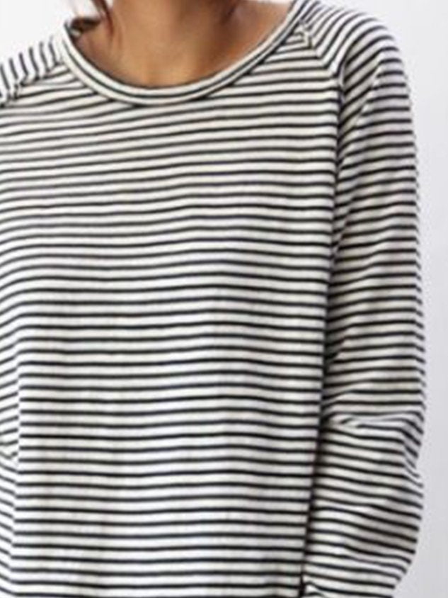 KS | Striped long-sleeved top