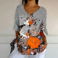 Women's Witch Art Design Print Casual T-shirt artswardrobe