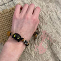 Comstylish Lovely Cat Vintage Handmade Beaded Bracelet